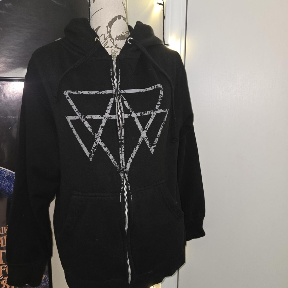 Angel Vivaldi Black Tour Hoodie Size Small